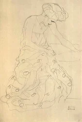 Seated Woman Facing Right